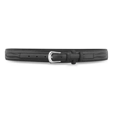 Dutyman 301 1-3/8" Plain Leather Casual Ranger Belt, Black