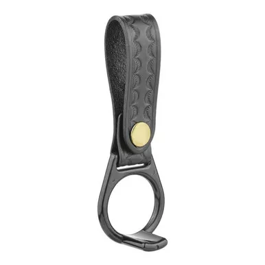 Dutyman 3221 Basketweave Leather PR24 Holder with Black Plastic Ring