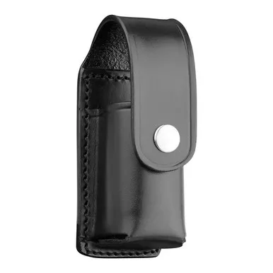 Dutyman 3611 Plain Leather 2 oz. Mace/OC Holder, Black