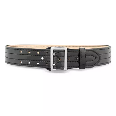 Dutyman 4031 2-1/4" High-Gloss Leather Sam Browne 4-Row Stitch Duty Belt, Black