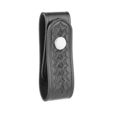 Dutyman 6121 Basketweave Leather Handcuff Strap, Black