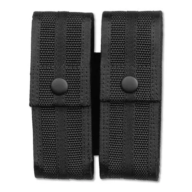 Dutyman 785 Double Ballistic Nylon Magazine Holder, Black