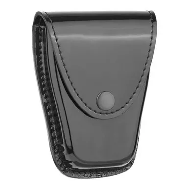 Dutyman 8831 High-Gloss Leather Standard Closed Single Cuff Case, Black