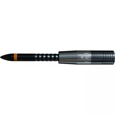 Easton 401413 4mm Match Grade Half Steel Half Outs, 75 Grain, Black, Size #2, 6 Pack