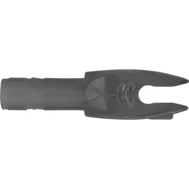Easton 613486 5mm X Nocks, 9 Grain, Smoke, 12 Pack