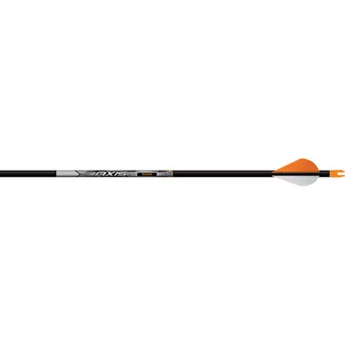 Easton 628459 5mm Axis Sport Arrows, 700 Spine, Black, 6 Pack