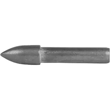 Easton 629637 4mm Zinc Arrow Points, 70 Grain, Silver, Size #1, 12 Pack