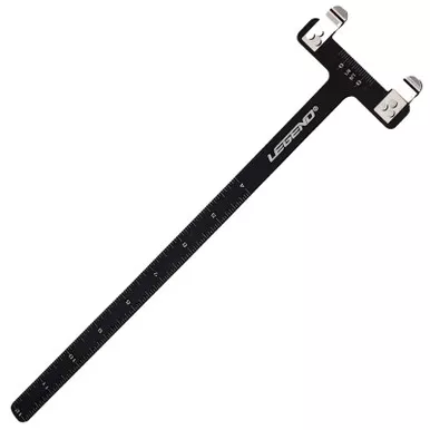 Easton Aluminum T Bow Square for Precise Bow Tuning Black