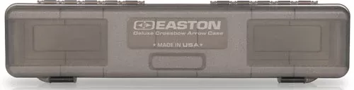 Easton Deluxe Crossbow Bolt – Box Holds 12 Xbow Bolts Grey
