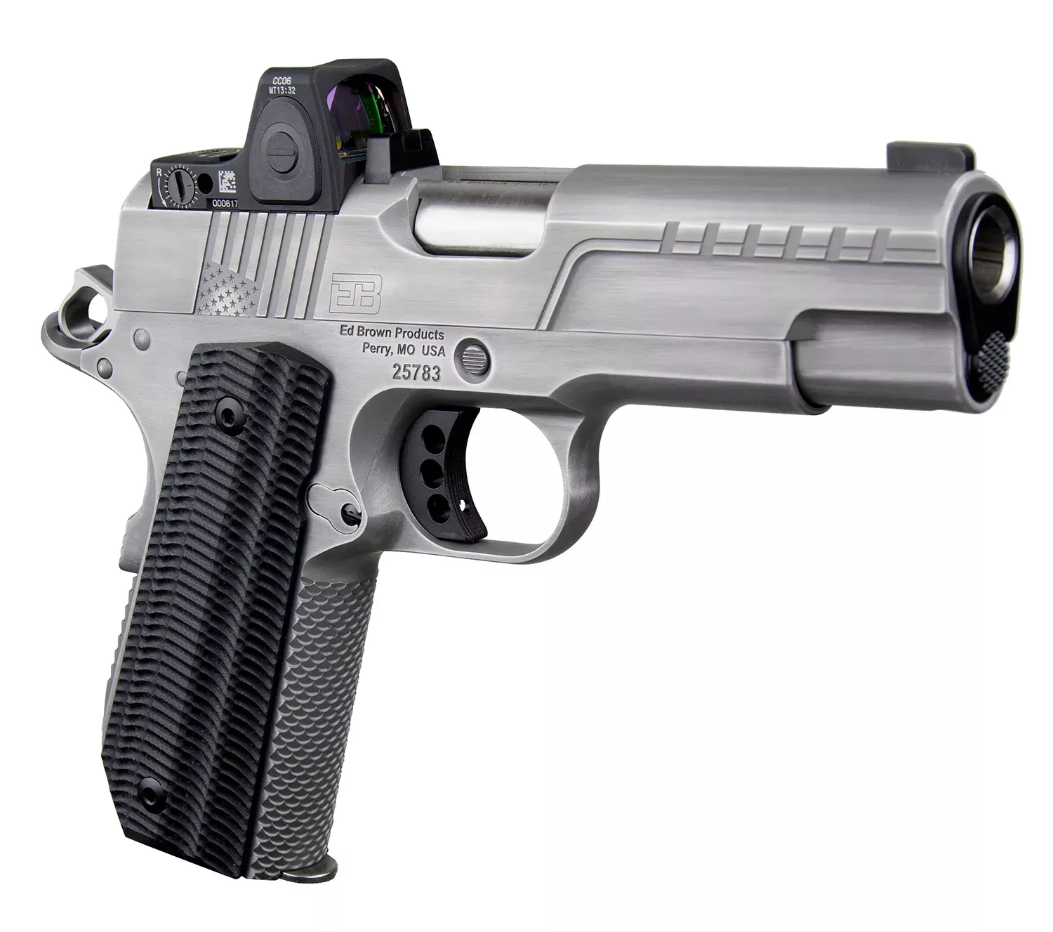 Ed Brown FX2 45 ACP Pistol 4.25" SS Trijicon RMRcc Sight FX2SS