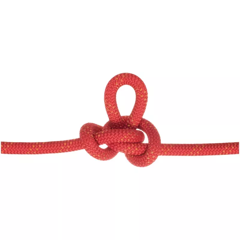 EDELWEISS Flashlight II 10 mm x 60 m Red/Orange for Enhanced Visibility