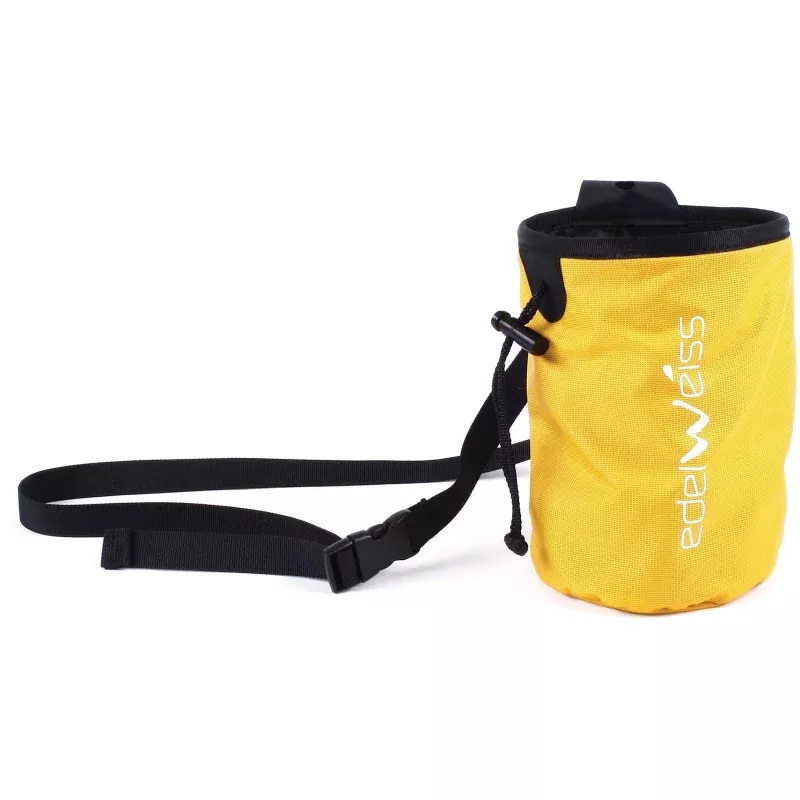 Edelweiss Yellow Chalk Bag for Climbing and Gym Training