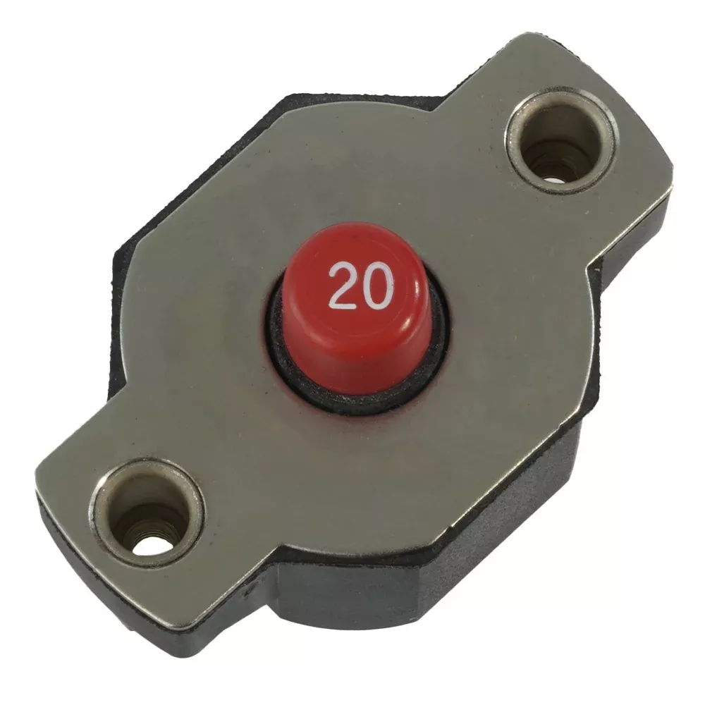 Egis 20A Push Button Circuit Breaker - Reset Only - 4712-20