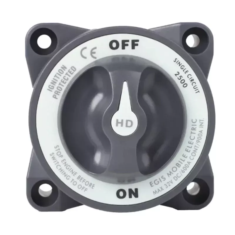 Egis Battery Switch – Heavy Duty-Series 600A – Off/On