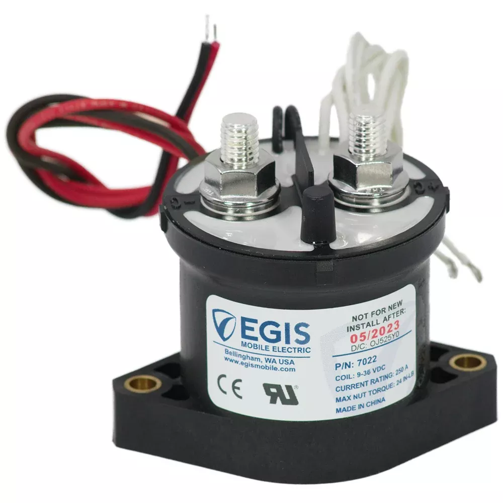 Egis Contactor 500A 12/24V w/Aux Contacts – 7022