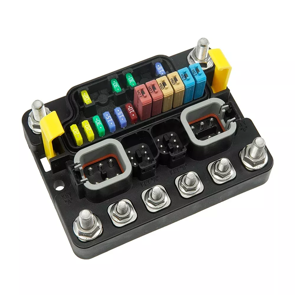 Egis MT Series 12-Position Sealed Fuse Block w/Ground Busbar – 3412