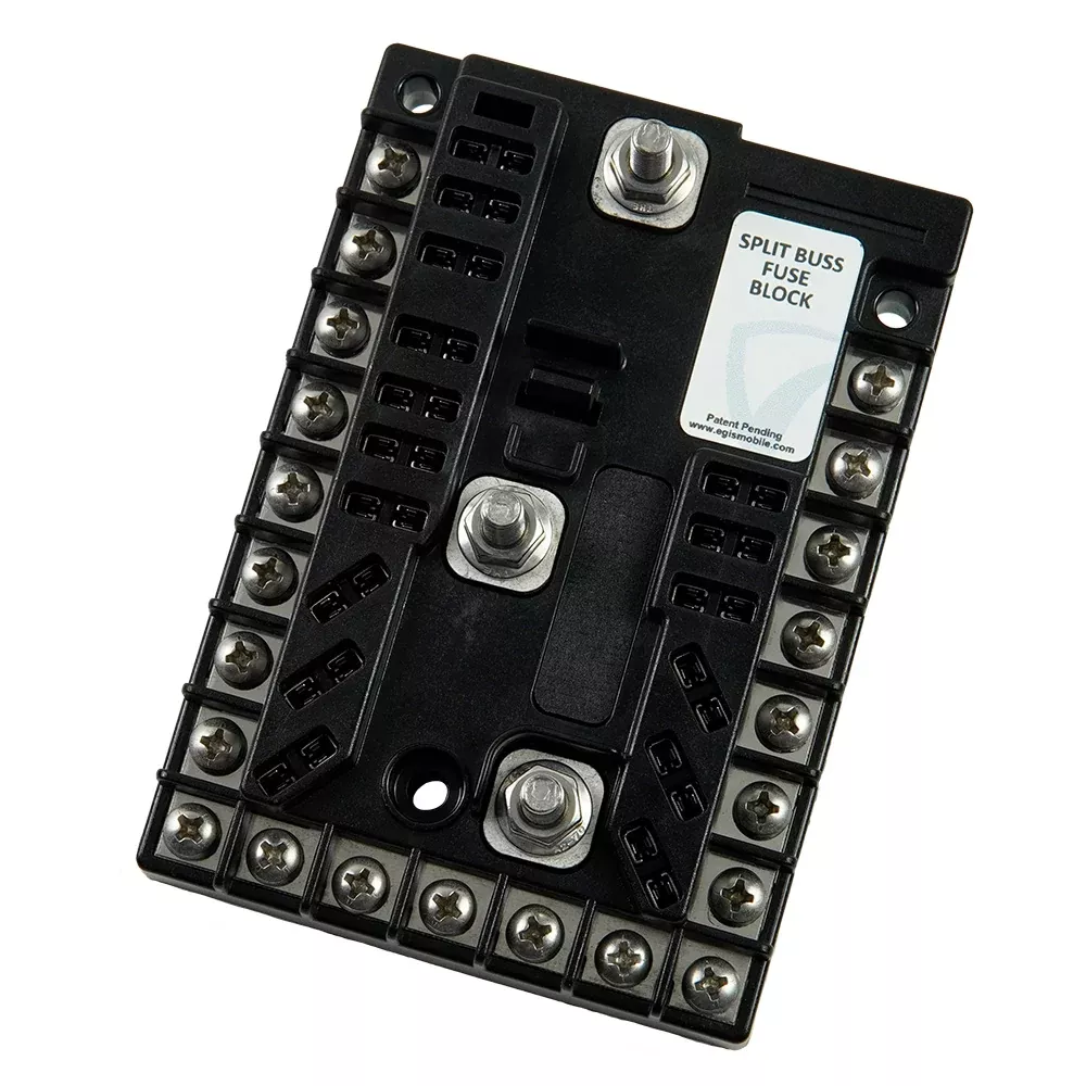 Egis Split Buss Fuse Block 13 Circuit + Ground 200A – 8033
