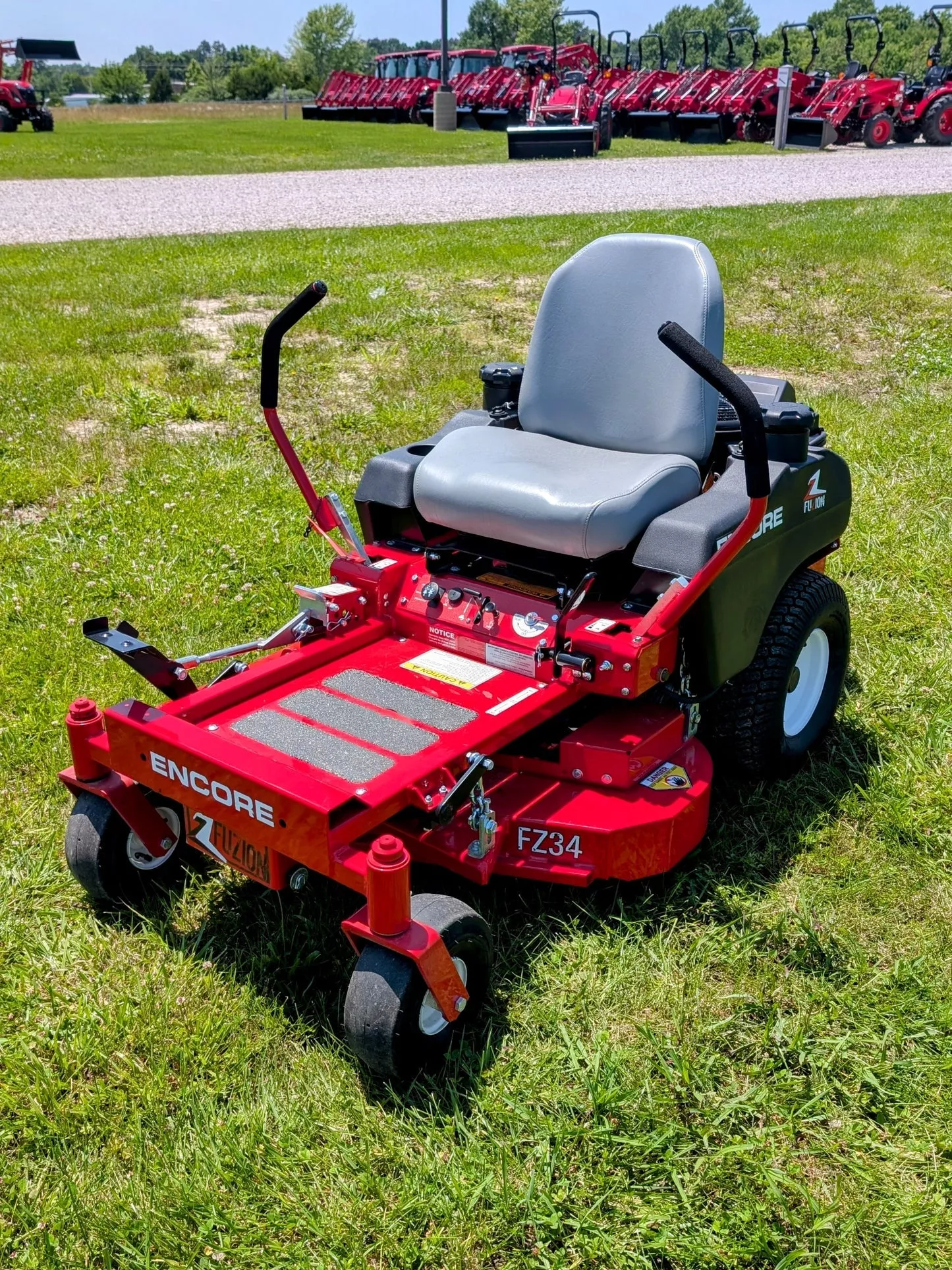 Encore Fuzion Zero Turn Mower | Model F34K20 | Width 34″ | 18HP Kawasaki Engine | Compact & Durable | For Residential & Commercial Use