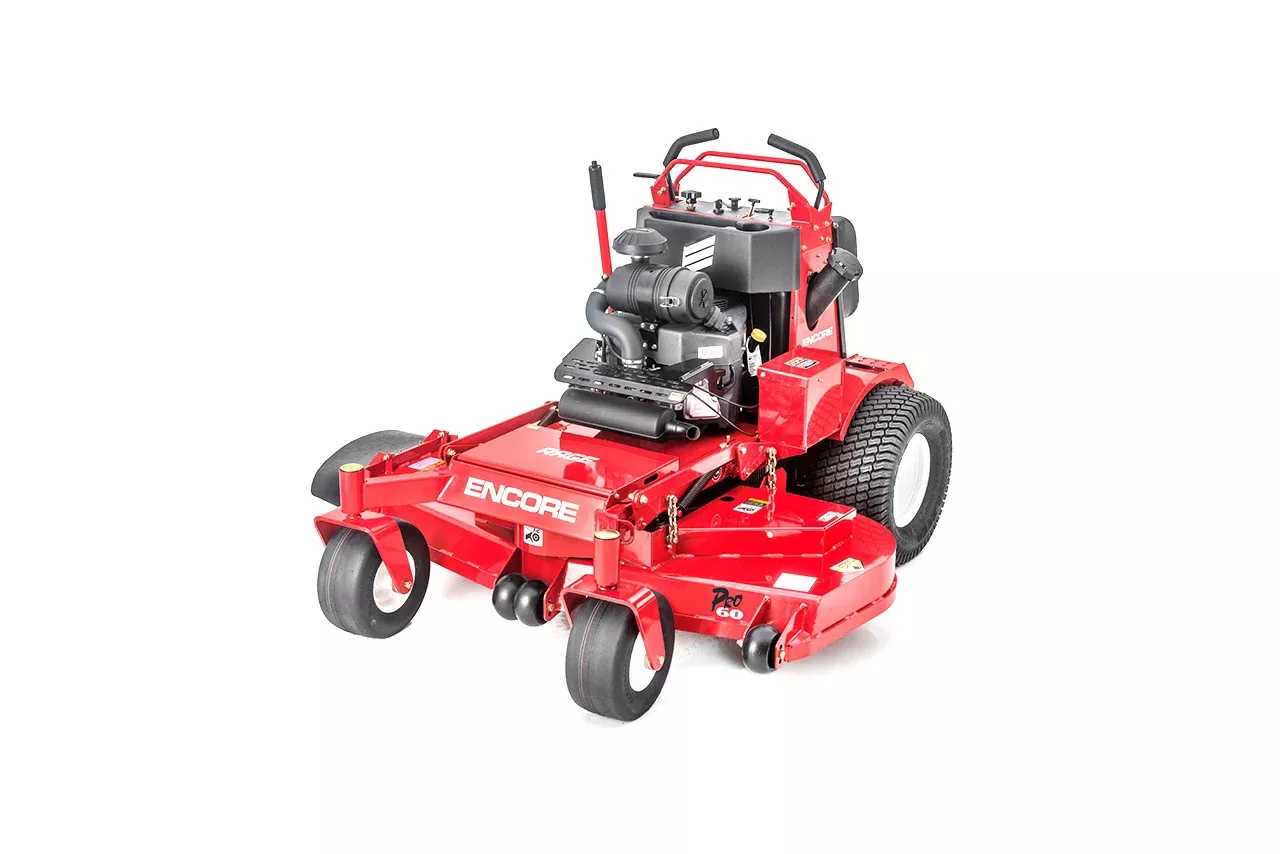 Encore Rage Stand-On Mower | Model ER32FS600VL | Deck Size 32″ | 23.5HP Kawasaki Engine | 8.5 MPH Speed | For Professional Lawn Care & Landscaping