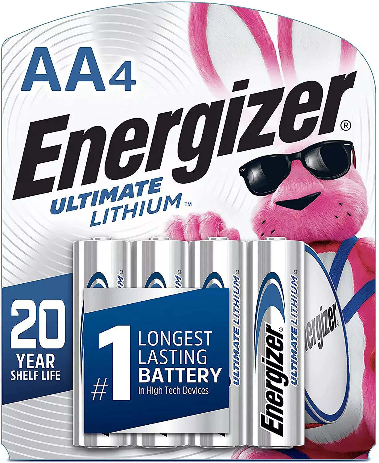 Energizer AA Ultimate 1.5V Lithium 4 Batteries Per Pack