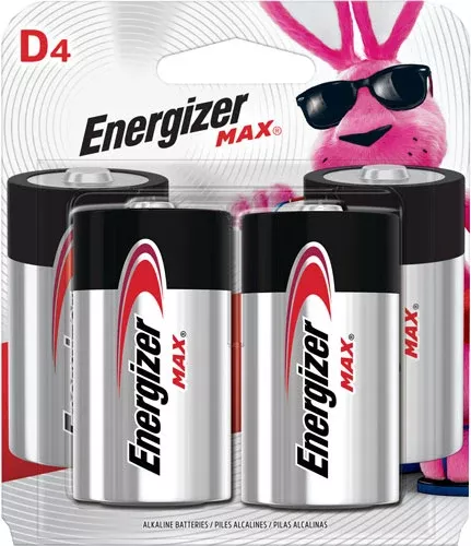 Energizer Max Batteries D – 4-pack