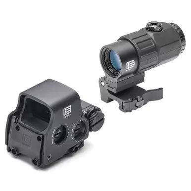 EOTECH EXPS3-DCR HWS Holographic Red Dot Sight with G45 Magnifier and STS Mount (HHS-IX)