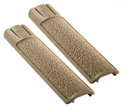 Ergo Grip Rail Cover Full Long - Textured Picatinny Fde 2pk