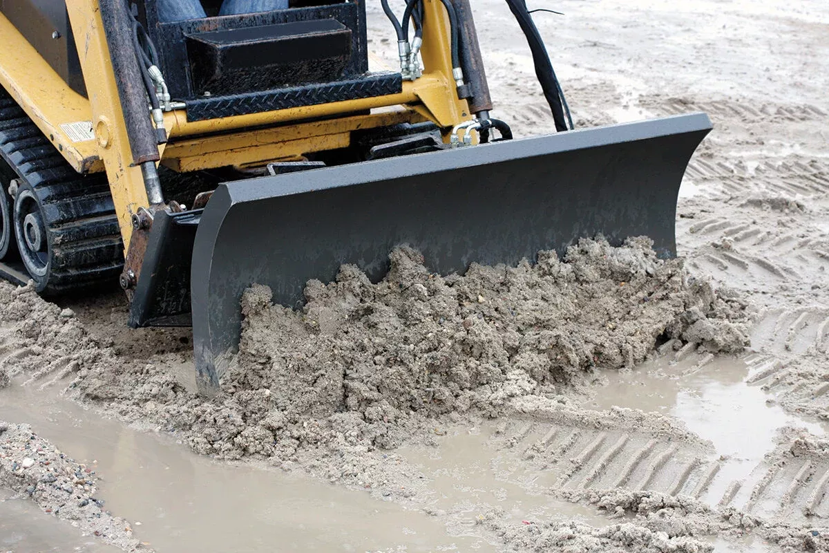 Erskine Mini 6-Way Dozer Blade/Grader/Leveler | Width 49.5″ | 10–20 GPM | For Mini Skid Steers & Compact Loaders