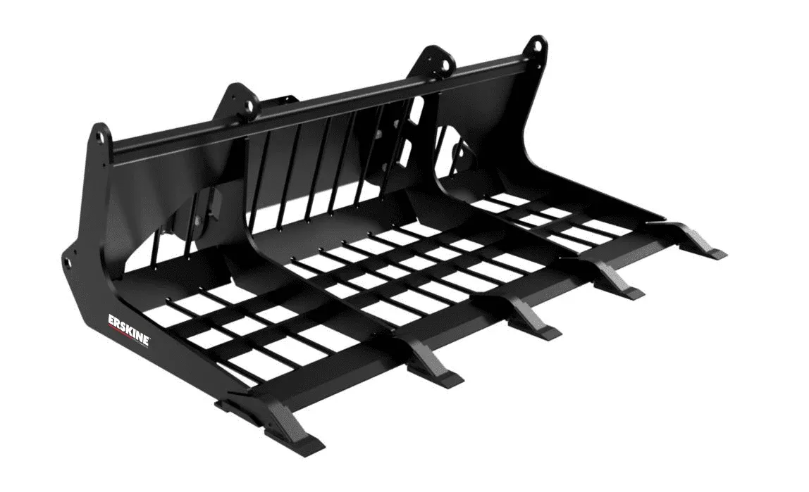 Erskine Mini Rod Bucket | 49.75″ Width | 8–30+ GPM | For Mini Skid Steers