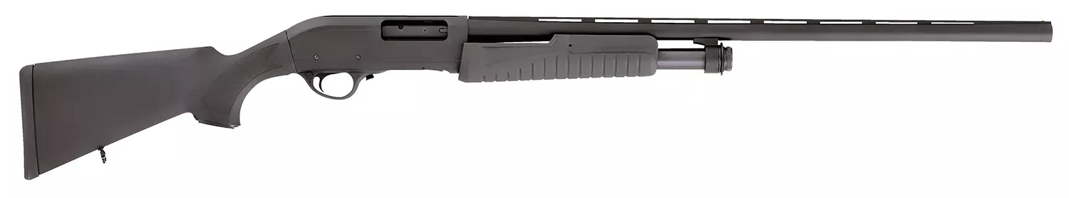Escort Field Hunter12 Gauge with 28" Black Chrome Barrel, 3" Chamber, 4+1 Capacity, Black Anodized Metal Finish & Black Synthetic Stock Right Hand (Full Size)
