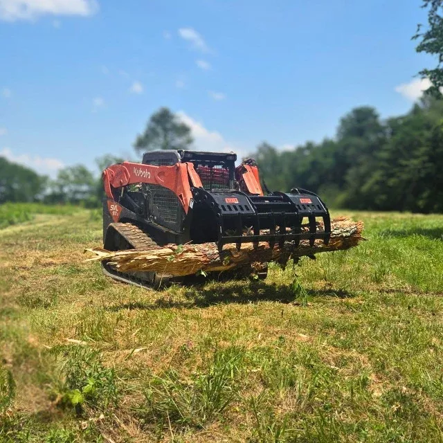 Eterra Attachments Surge Grapple Rake | Width 72" & 84" | 15–20 GPM | For Skid Steers