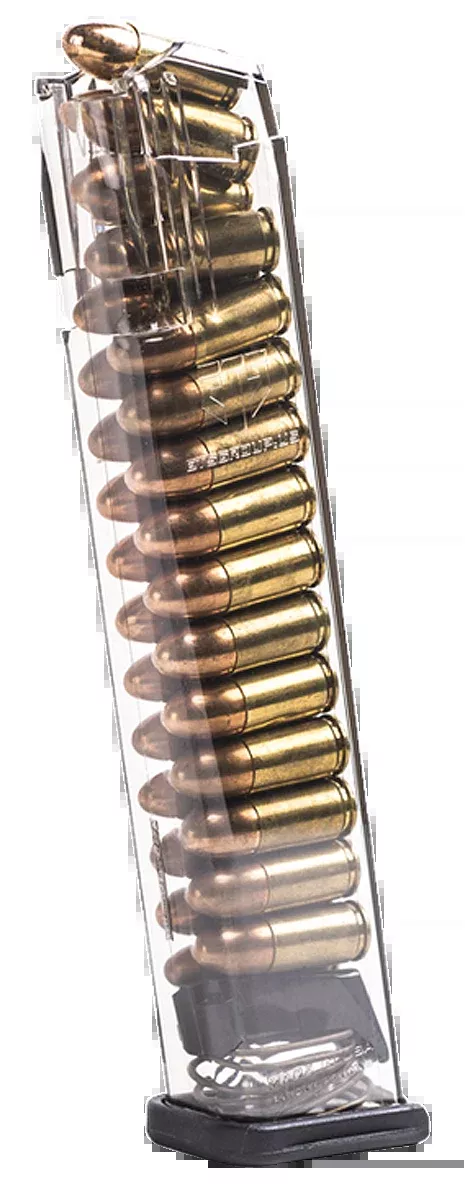 Ets Magazine For Glock 9mm - 27rd Translucent Fits 17/19/26