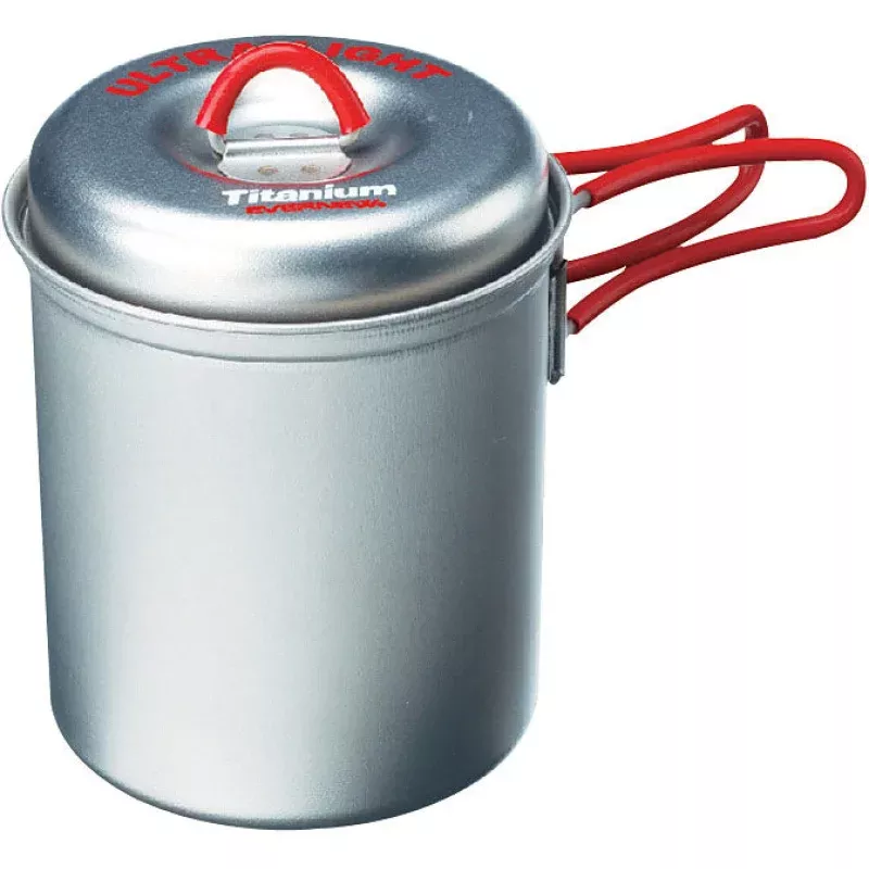 Evernew Ti Ultralight Deep Pot Small 0.6L – Durable Titanium Cookware for Backpacking