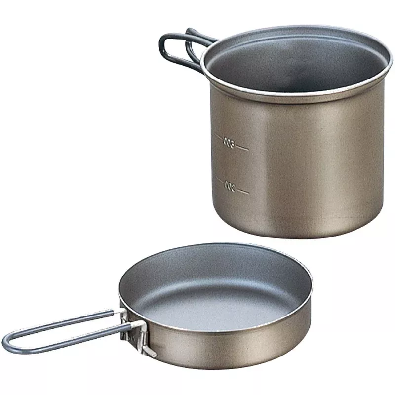 Evernew Titanium NS Deep Pot with 0.9L Handle – Durable Ultralight Cookware