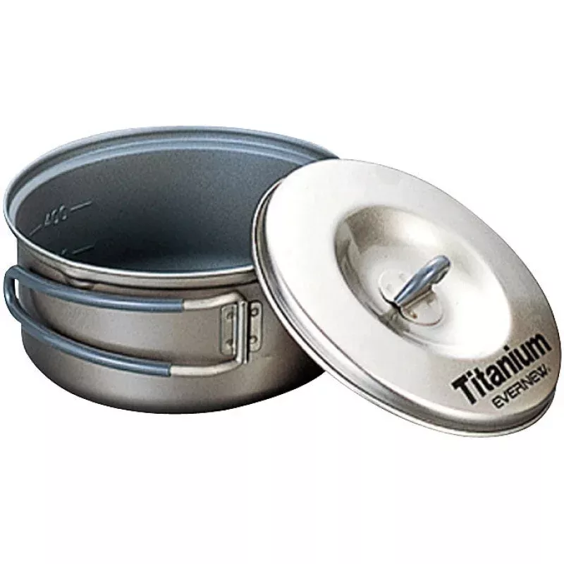 Evernew Titanium Ns PO T 0.6L Lightweight Camping Pot