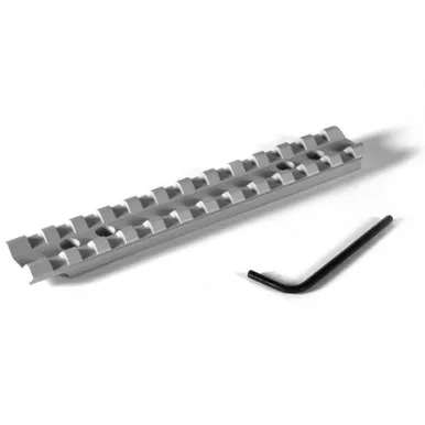 EVOLUTION GUN WORKS 0 MOA Silver Picatinny Rail For Marlin 1895, 336, 444, Model 36, Glenfield 30, Henry 3030 and 4570 (47101)