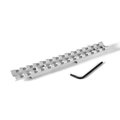 EVOLUTION GUN WORKS Silver 0 MOAPicatinny Rail Scope Mount Fits Savage 93 (41610)