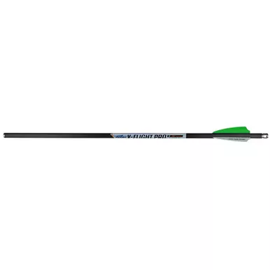 Excalibur 22VFP18-6 V-Flight Pro Arrows, 18 Inches, Black, 6 Pack