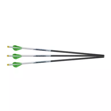 Excalibur Proflight 16.5" Carbon Crossbow Bolt 2" Vanes Lighted Nocks 3PK