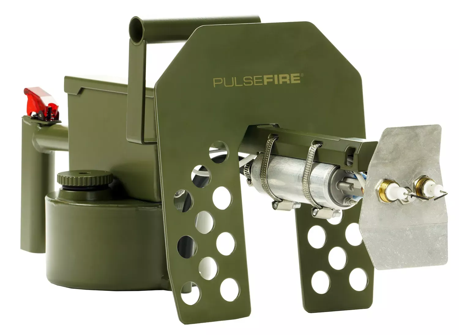Exothermic Technologies Pulsefire LRT Green Powder Coated Aluminum/Brass/Viton 25 ft Flame Range 25.70″