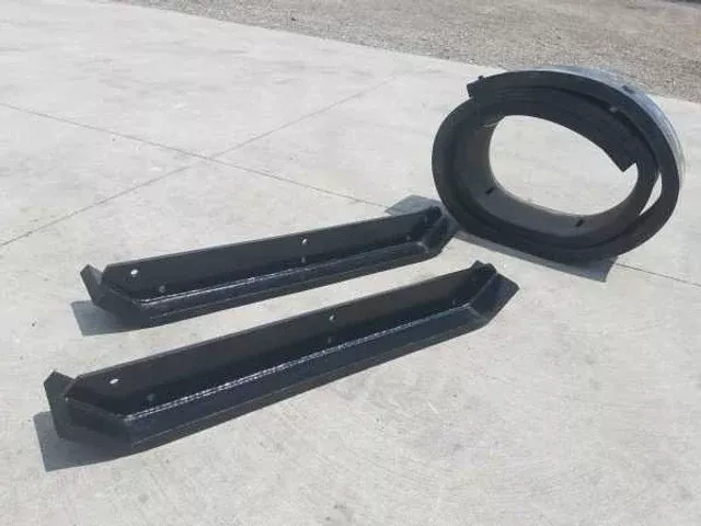 Express Steel 12′ Snow Pusher Replacement Kit | Model XP42 | Heavy-Duty Rubber Edge | For Tractors & Skid Steers