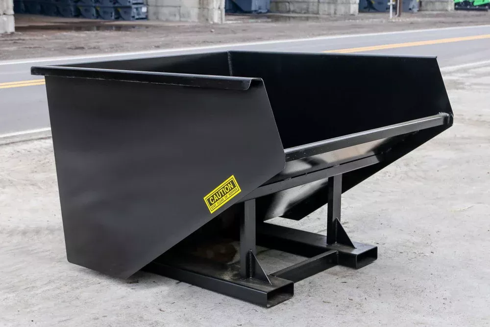 Express Steel 2 Yard Wright Quick Attach Self-Dumping Hopper | Width 64″ | 15–20 GPM | For Skid Steers & Forklifts
