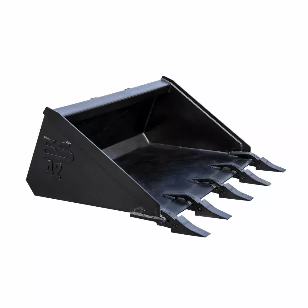 Express Steel 3.5′ Toro Dingo Tooth Bucket | Width 42″ | 9–15 GPM | For Mini Skid Steers