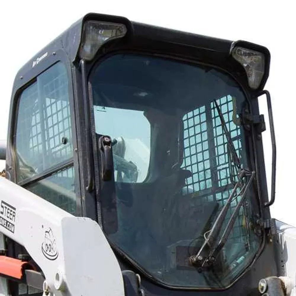 Express Steel 3′ Lexan Windshield | 36″ Width | OEM Fit | 15–25 GPM | For Bobcat M Series Skid Steers
