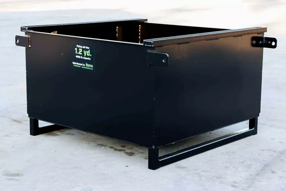 Express Steel 4′ Flying Job Box Seed Cart | Width 48″ | 30-60 HP | For ATVs/UTVs, Cranes & Tractors