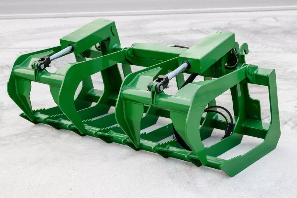 Express Steel 5' Two-Cylinder Root Grapple | Width 60" | Up to 50 HP | For Loaders