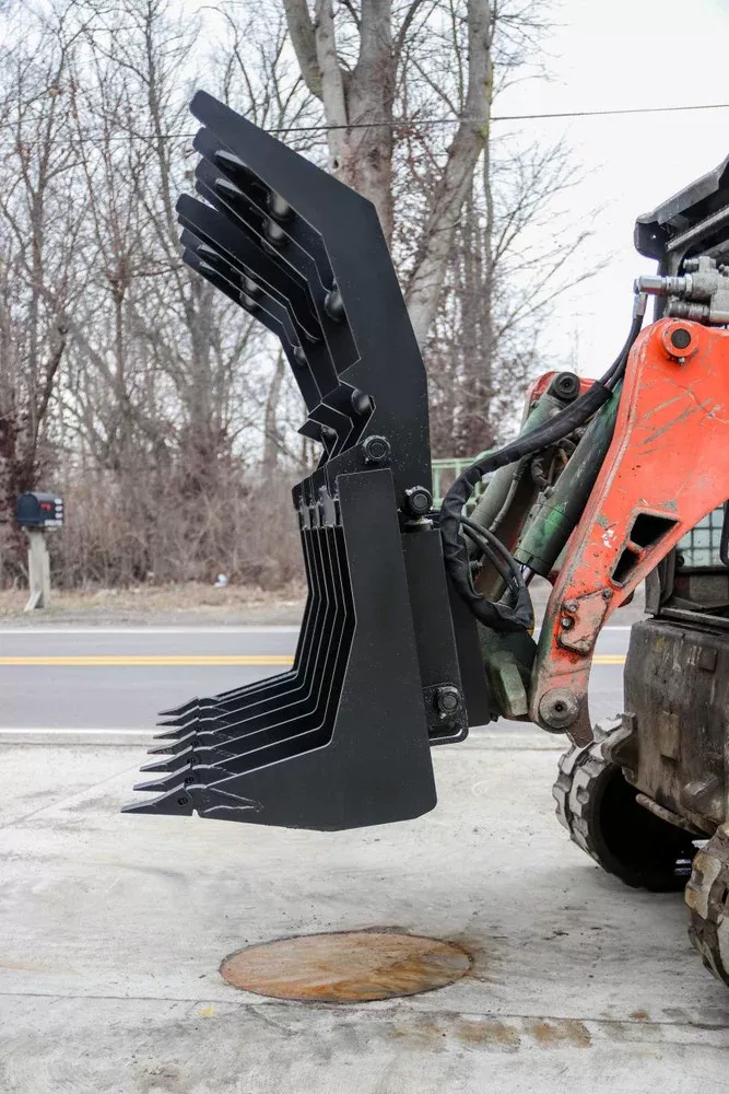 Express Steel 6.5′ Vertical Extreme Grapple | Width 78″ | 15-25 GPM | For Skid Steers