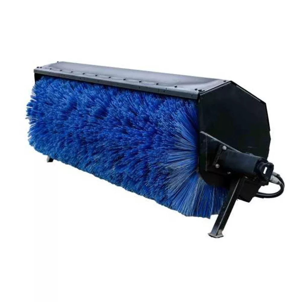 Express Steel 7′ Hydraulic Angle Broom | Width 84″ | 15-25 GPM | For Skid Steers