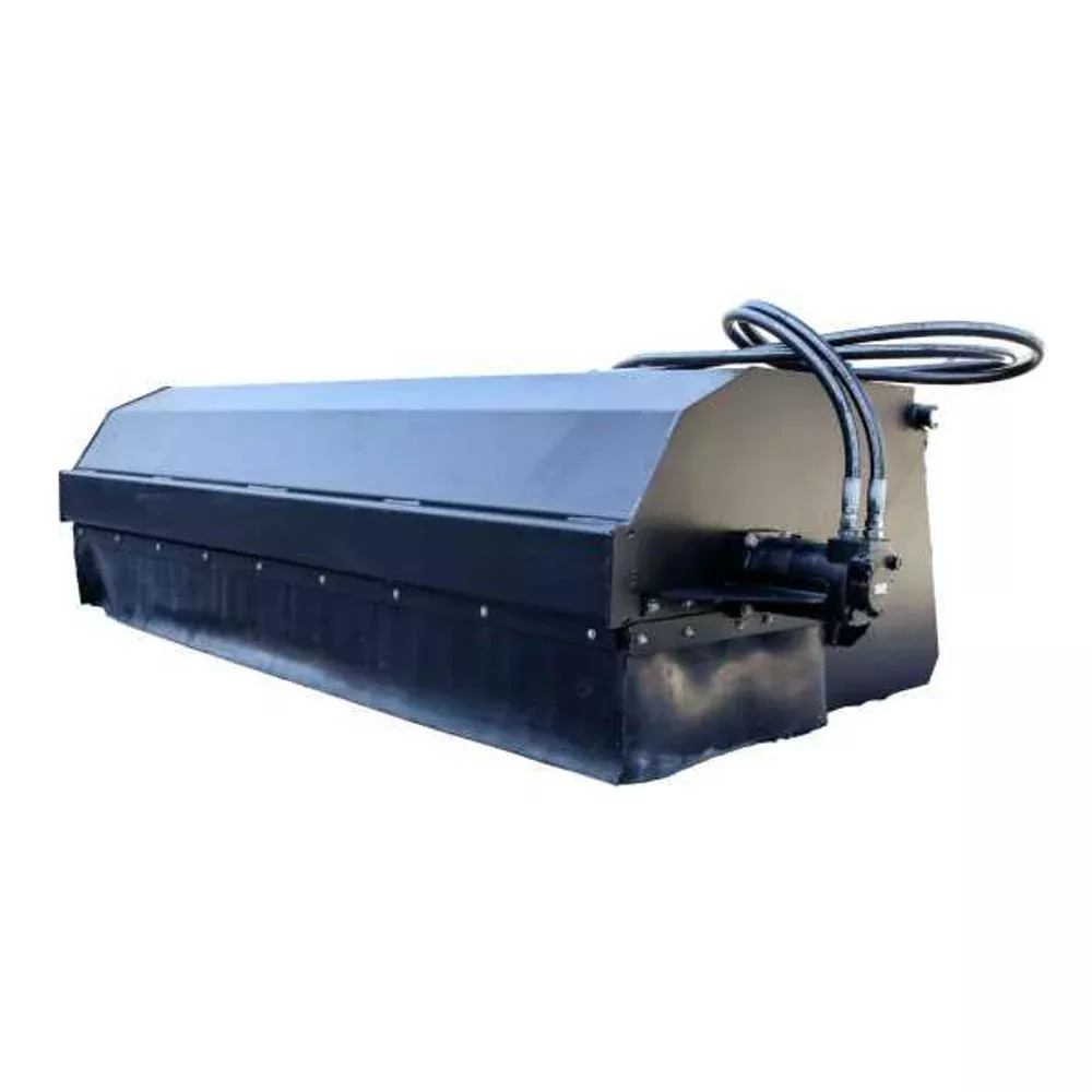 Express Steel 7′ Pickup Broom | Width 84″ | 15-25 GPM | For Skid Steer Loaders