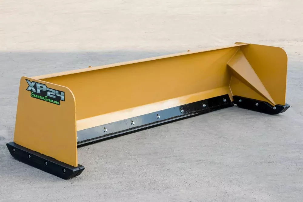 Express Steel 8′ Turf Pusher | Model XP24 | Width 96″ | 25 GPM | 40+ HP | For Tractors & Skid Steers